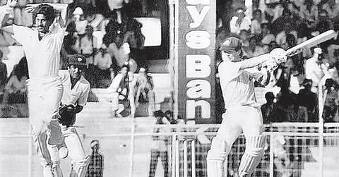 Dean Jones tweeted out photo from his famous Madras Test in 1986 a few days ago