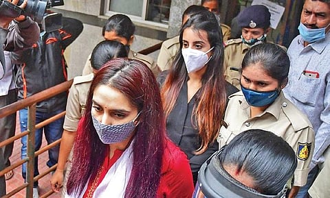 Actor Sanjjanaa Galrani hosted parties at her house and five-star hotels, says the CCB counsel. Ragini and Sanjjanaa’s bail plea is due for hearing next week | file