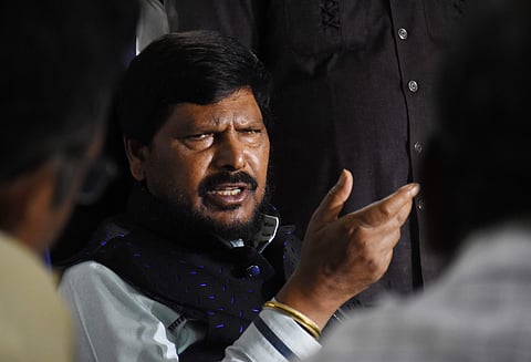 Union Minister and Republic Party of India (RPI) President Ramdas Athawale (Photo| PTI)
