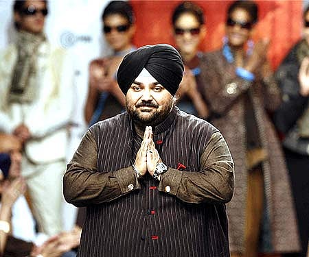 Designer JJ Valaya (AFP Photo).