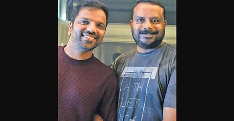 Actor Sathish Ninasam and director Vijayaprasad