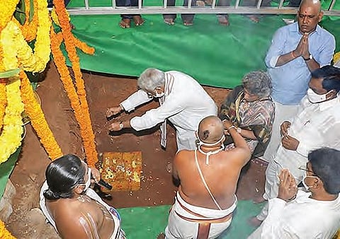 Speaking on the occasion, Subba Reddy said the footpath route which was constructed over two-and-a-half decades ago was in a bad shape.