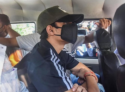 NCB officials nabbed Bollywood actress Rhea Chakraborty's brother Shovik Chakraborty after raiding their house. (Photo | PTI)