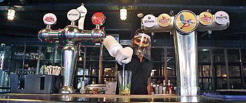 Popular bars like Local at Connaught Place are prepping up to serve alcoholic beverages from September 9. (Photo | Shekhar Yadav, EPS)