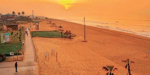 Golden Beach in Puri