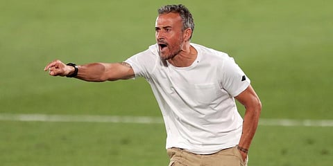 Spain coach Luis Enrique (Photo | AP)