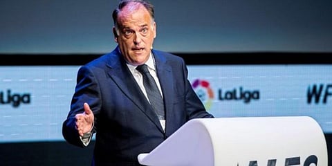 La Liga president Javier Tebas (File Photo)