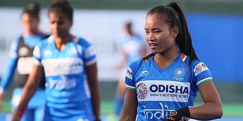 Indian women's hockey team forward Lalremsiami (Photo | Hockey India)