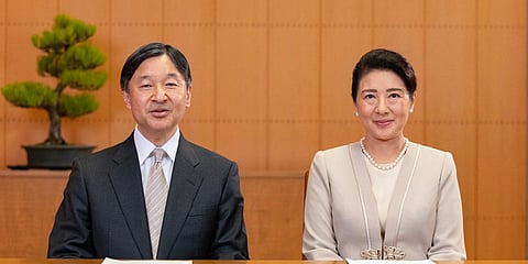 apan's Emperor Naruhito (L) and his wife Empress Masako (Photo| AP)