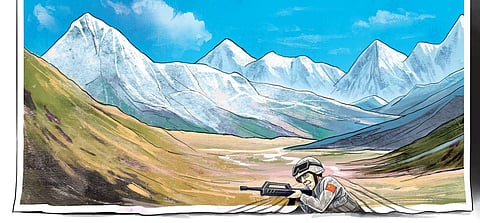 Where the Chinese went wrong is in the judgment on what would constitute sufficient coercion to force caution on India’s increasing strategic confidence. (Express Illustrations | Amit Bandre)