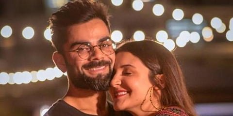 Bollywood actress Anushka Sharma with her husband and Indian cricket team captain Virat Kohli (Photo | Anushka Sharma Instagram)