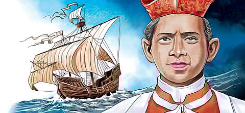 Two priests, a queen, a pope and a book