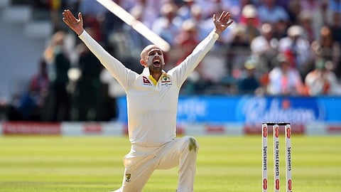 Australian spinner Nathan Lyon.