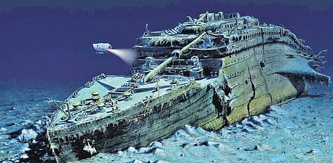 Wreckage of RMS Titanic. (File Photo)