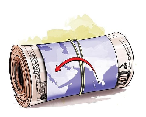 Covid may have dried up business sector, but hawala cash inflow continues