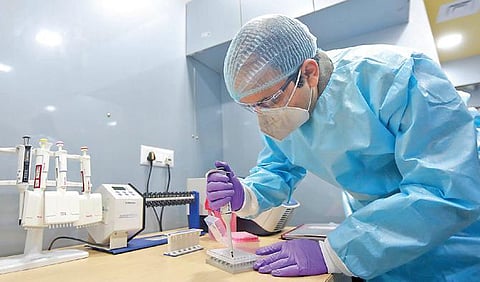 A medic at the Spicehealth Genome Sequencing Laboratory | Shekhar yadav