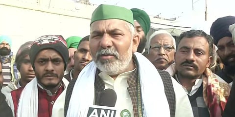 Bharatiya Kisan Union leader Rakesh Tikait (File photo| ANI)