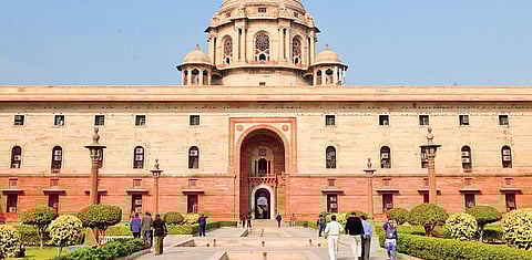 Rashtrapati Bhavan in Delhi