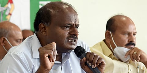 Former Karnataka CM and JDS leader HD Kumaraswamy (File photo| Nagaraja Gadekal, EPS)