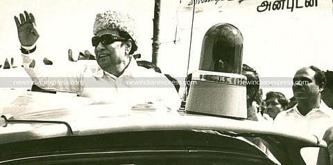Former Tamil Nadu chief minister MG Ramachandran.