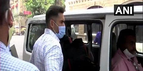 Visual of Sameer Khan being taken for medical examination. (Photo | ANI)
