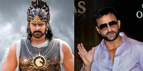 Prabhas (L) and Saif Ali Khan . (File photo| PTI)