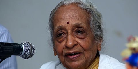 Cancer Institute Chairman Doctor V Shanta. (Photo | Sunish P Surendran, EPS)