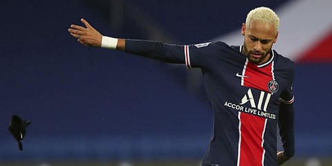 PSG striker Neymar (Photo | AP)