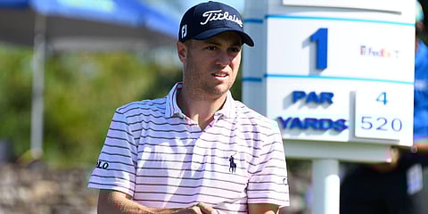 Golfer Justin Thomas (File photo| AP)