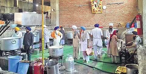 The kitchen at Amritsar’s Golden Temple