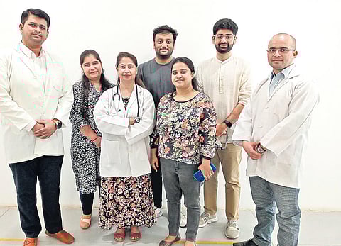 Karan Chopra with his Hospido team