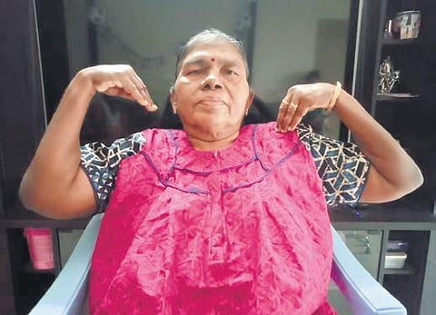Saraswathy was admitted to the ICU with high fever and breathlessness