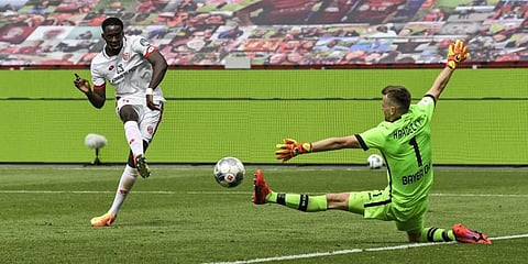 Crystal Palace signed French striker Jean-Philippe Mateta on loan from Mainz. (Photo | AFP)