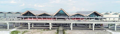 The new terminal building constructed by GMR at Clark International Airport in the Philippines