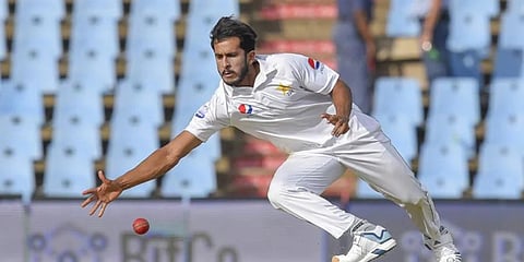 Pakistan pacer Hasan Ali (Photo | AFP)