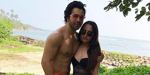 Bollywood actor Varun Dhawan with his longtime girlfriend Natasha Dalal. (Photo | Instagram)