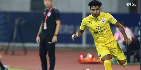 Mumbai City FC's Amey Ranawade was declared Hero of the Match. (Photo | ISL Twitter)