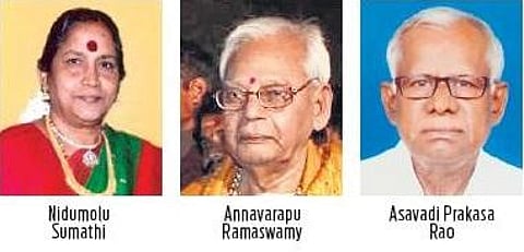 Padma Shri award for three from Andhra Pradesh