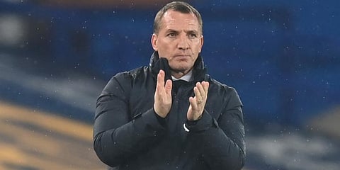 Leicester City manager Brendan Rodgers (Photo | AP)