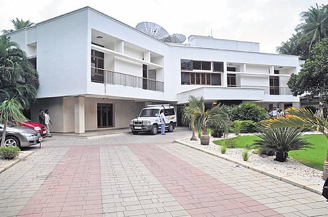 A four-year-old file picture of former CM J Jayalalithaa’s residence Veda Nilayam