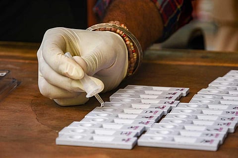 Health officials said fever camps have been held there and all employees and guests were advised to undergo testing. (File Photo | PTI)