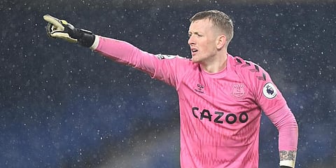 Everton goalkeeper Jordan Pickford (Photo | AP)