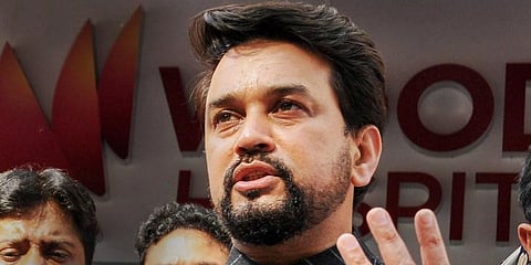 Union Minister of State for Finance and Corporate Affairs Anurag Thakur (Photo | PTI)