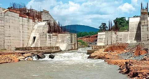 The under-construction Deo Irrigation Project in Hatibari | Express