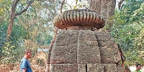 The ancient site at Tentulia village in Banki sub-division of Cuttack district (Photo | EPS)