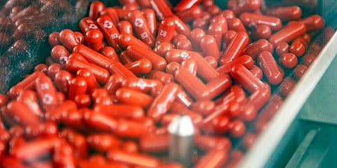 Image provided by Merck & Co. shows their new antiviral medication. (Photo | AP)