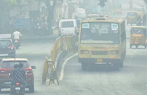 An anti-smog gun and water sprinklers have also been installed to curb pollution.