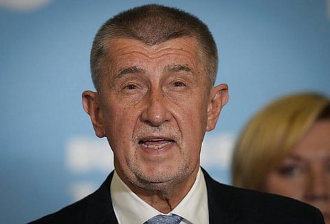 Czech Republic's Prime Minister and leader of centrist ANO (YES) movement Andrej Babis. (Photo | AP)