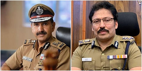 IPS officers Sandeep Rai Rathore (L) and M Ravi (Photo| Twitter and Facebook)
