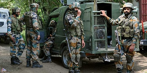 The forces retaliated leading to the encounter, the official said. (File Photo | PTI)